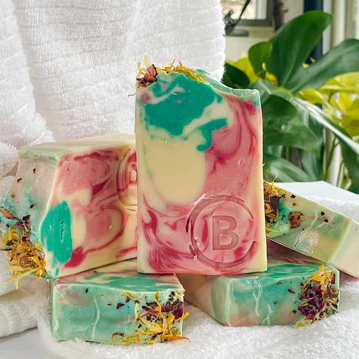 Artisan Shea Butter & Coconut Cream Soap - Damascene Rose