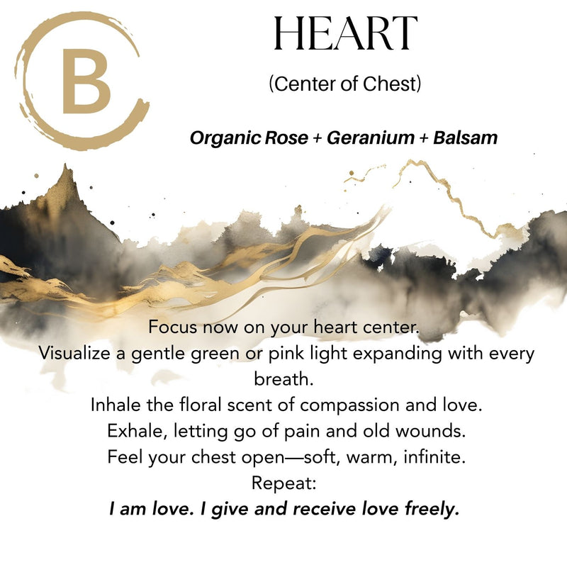 HEART Reiki Charged Crystal Body Oil