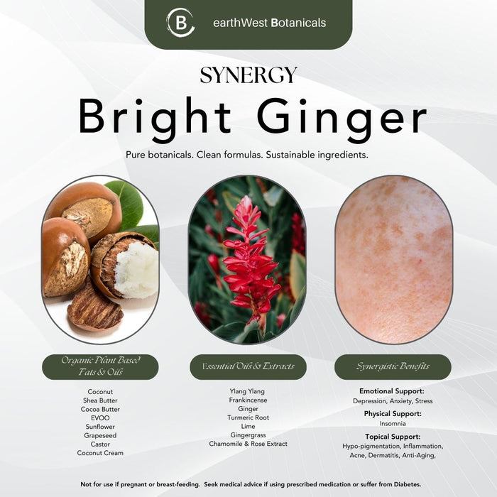 BRIGHT GINGER Botanical Soap Bar