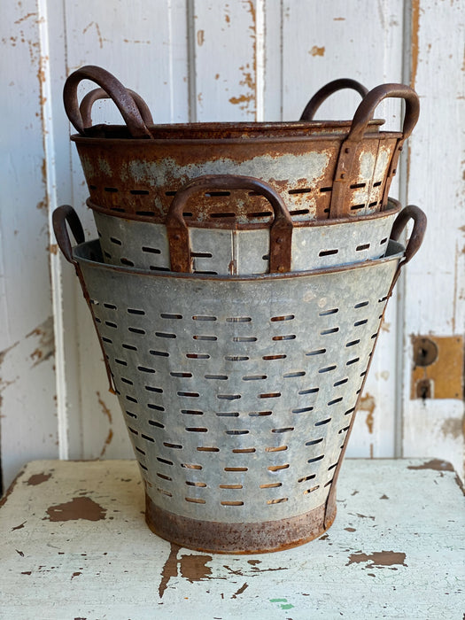 Olive Bucket - Vintage