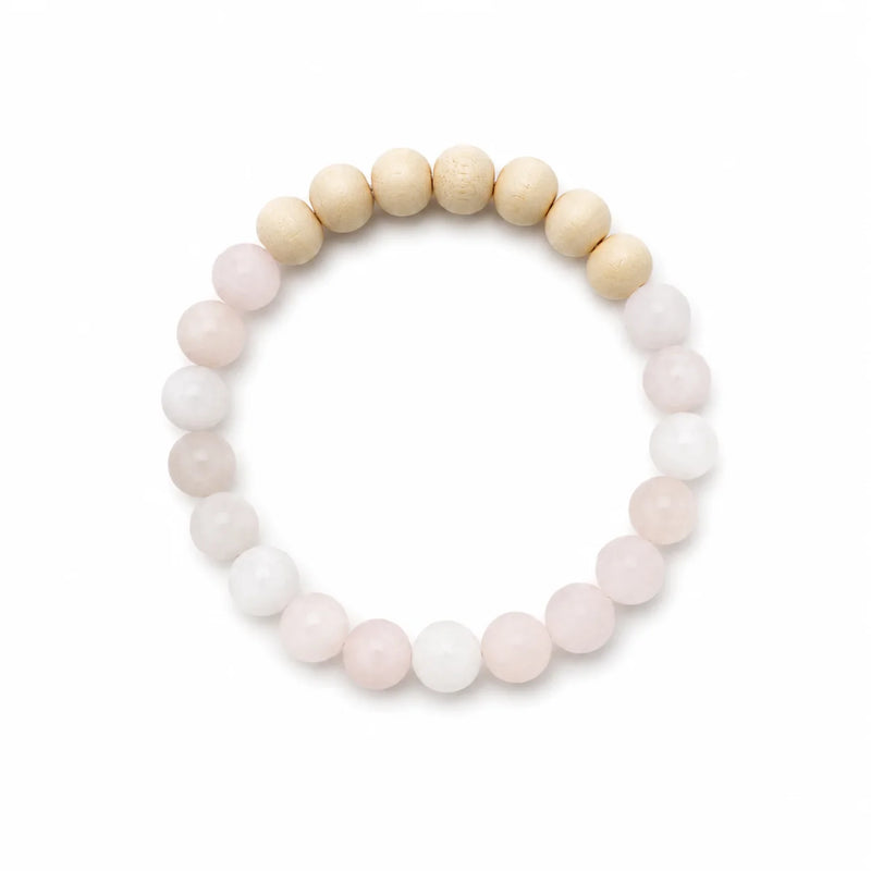 FEEL TO HEAL | Rose Quartz + Aromatherapy Diffuser Bracelet