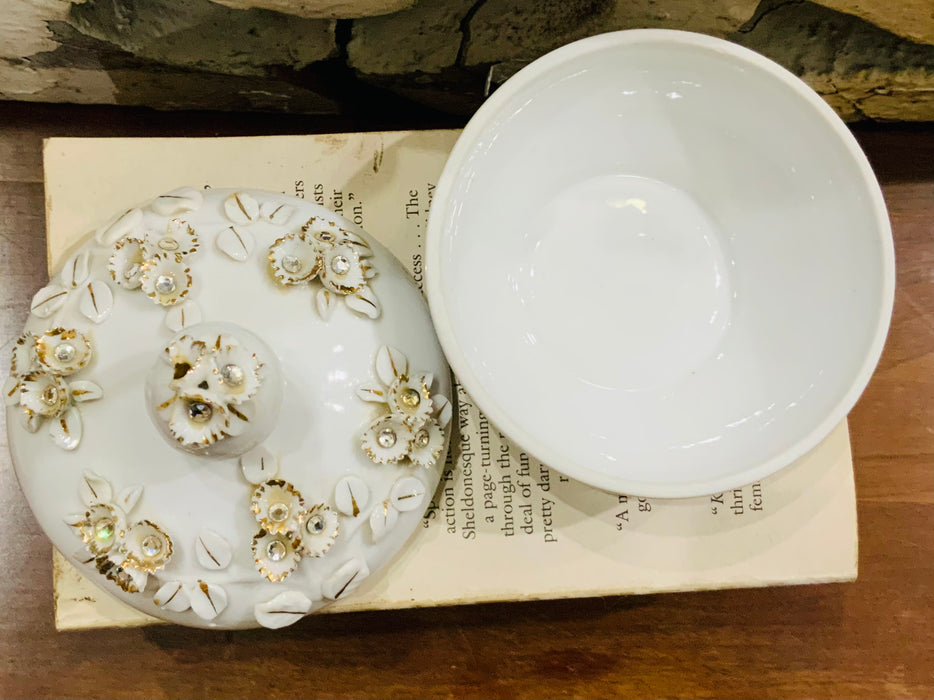 Lefton Porcelain Trinket Bowl- Vintage