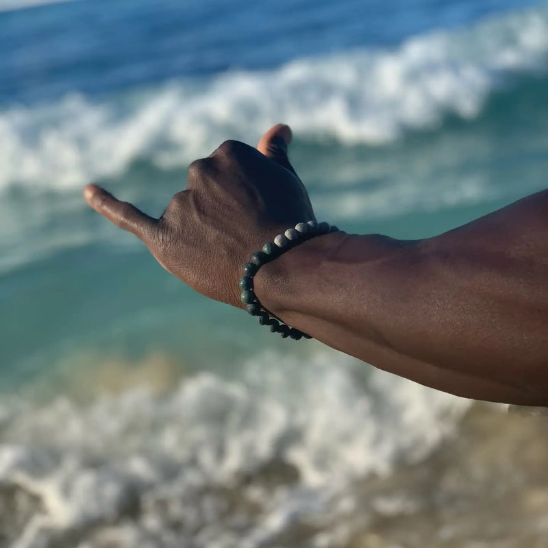 YOU DA MAN | Kambaba Jasper + Aromatherapy Men's Diffuser Bracelet