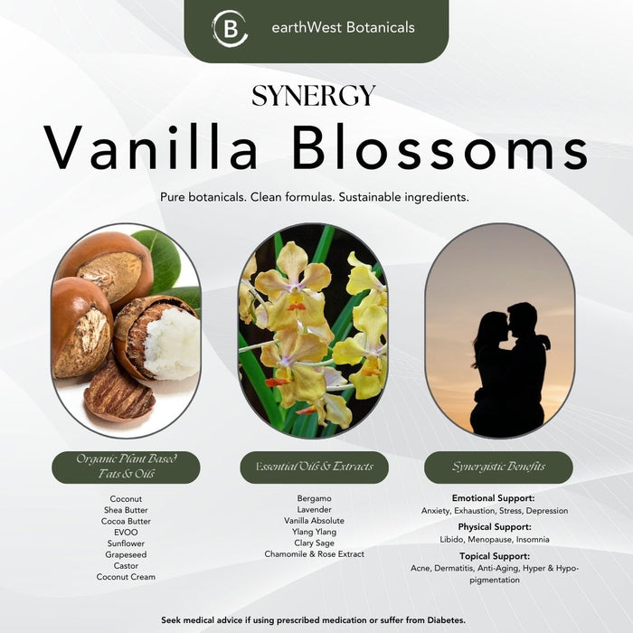 VANILLA BLOSSOMS Botanical Soap Bar