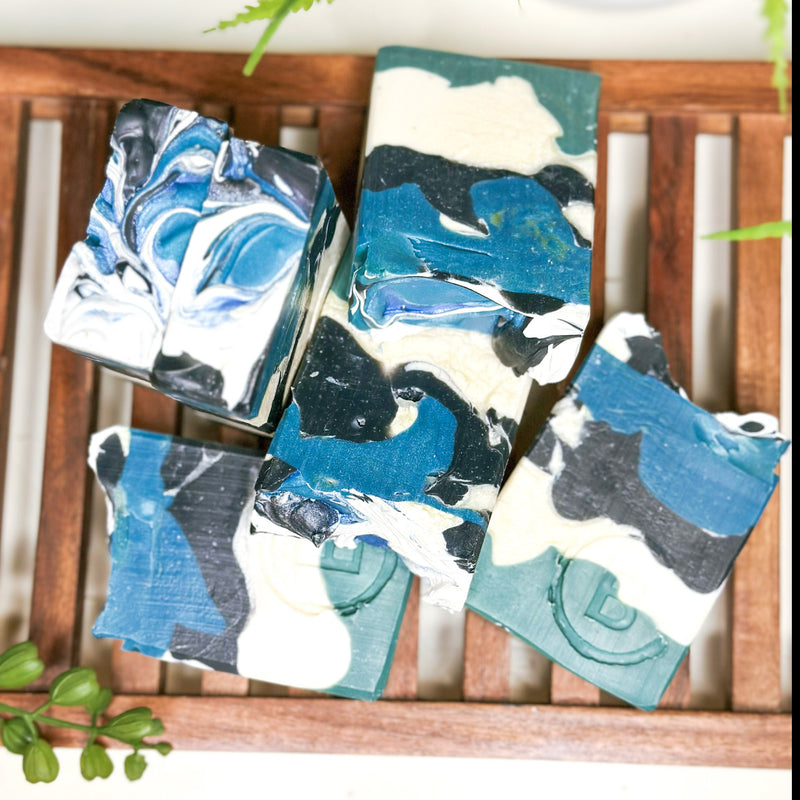 Artisan Shea Butter & Coconut Cream Soap - Eucalyptus Cedarwood