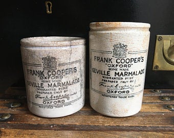 Vintage Frank Cooper 1 LB Seville Marmalade Jar