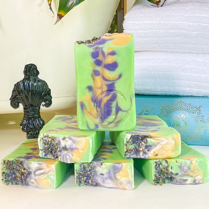 Artisan Shea Butter & Coconut Cream Soap - Lavender Crown