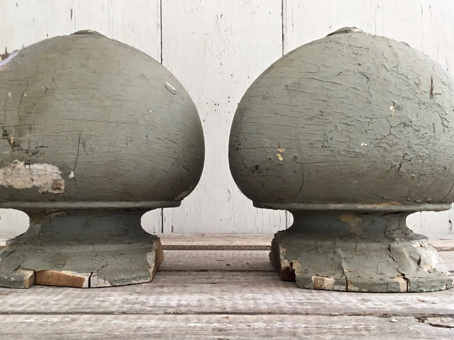 Antique Wood Finials Architectural Salvage