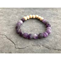 PEACE OF MIND | Amethyst + Aromatherapy Diffuser Bracelet